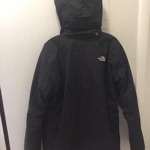 North Face Large Black Coat Inner and Outer Shell